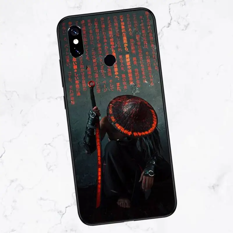 

Japanese samurai anime Phone Case For Xiaomi Redmi 7 8 9t a3Pro 9se k20 mi8 max3 lite 9 note 9s 10 pro