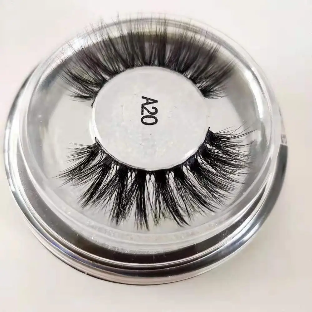 20 мм длинные 3D Искусственные норковые ресницы Экстра Длина большие