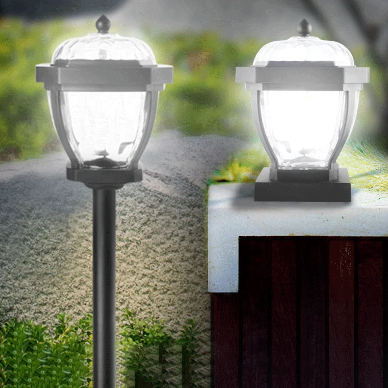 Светодиодный уличный садовый фонарь на солнечной батарее водонепроницаемый
