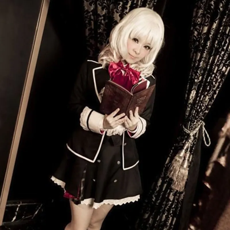 DIABOLIK LOVERS Komori Yui школьная Униформа платье наряд Аниме Косплей костюмы костюм