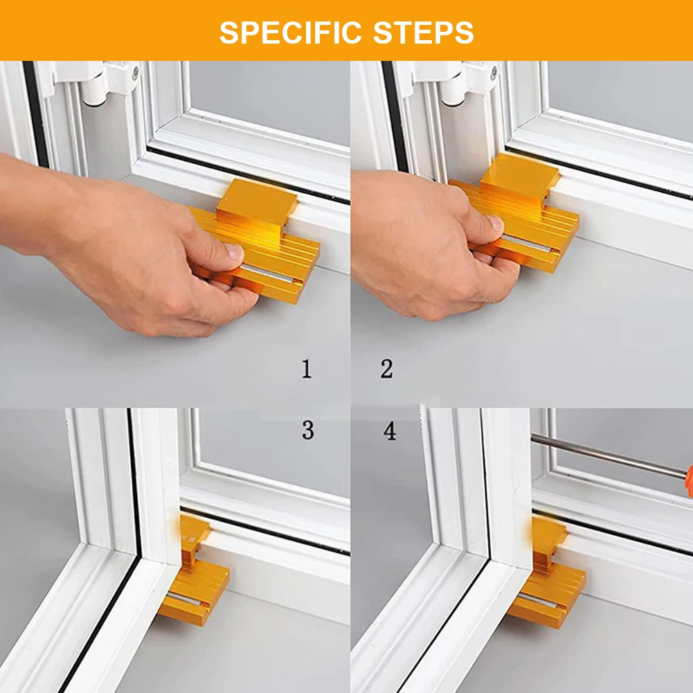 

1pcs Door Window Installation Tool Sash Locator Artifact Casement Window Installation Locator Aluminum Alloy Sash Locator