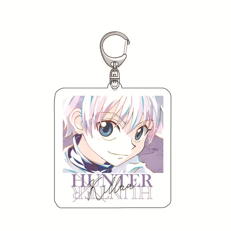 Хит продаж брелок для ключей HUNTER X Killua Irumi Hisoka милый с акриловой фигуркой