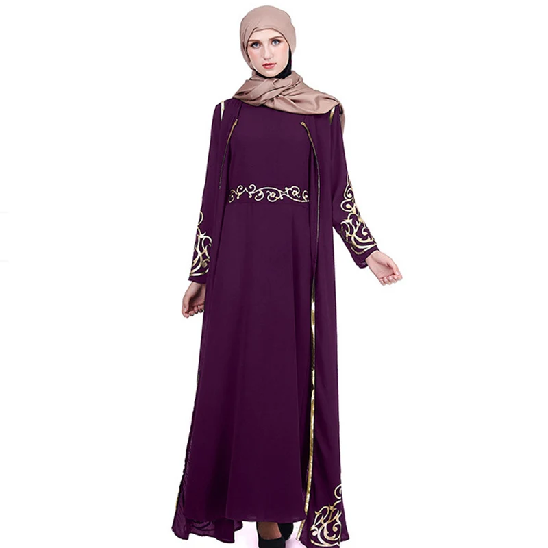 

Женский вечерний комплект Abaya, с длинной юбкой, с блестками, длинная юбка, Саудовская Аравия, мусульманский стиль, размера плюс