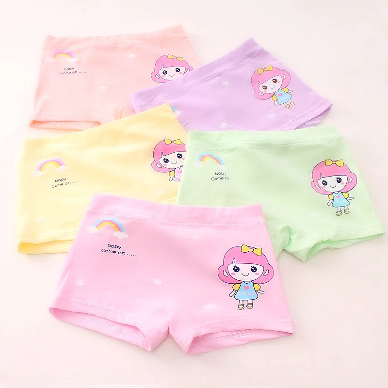 

Baby Girl Clothes Panties Kids Girls Underwear Children's Briefs Cartoon Design Shorts Cotton Panty 5506
