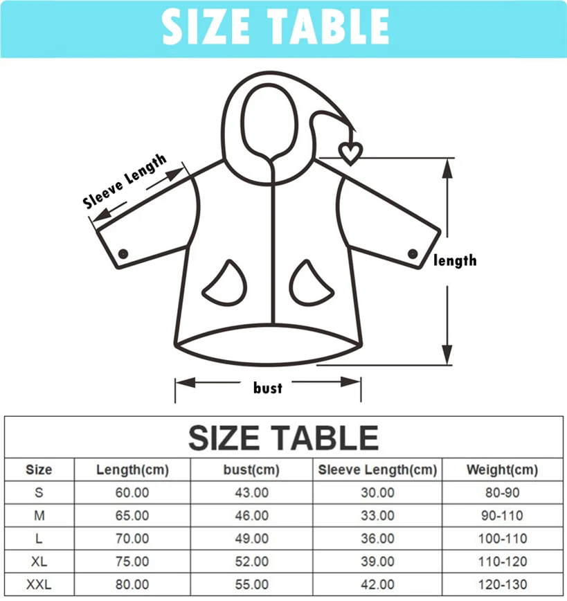 

Kids Rain coat