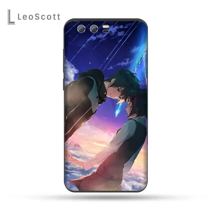 

Anime Your Name Kimi no Na wa Phone Case For Huawei Honor view 7a5.45inch 7c5.7inch 8x 8a 8c 9 9x 10 20 10i 20i lite pro