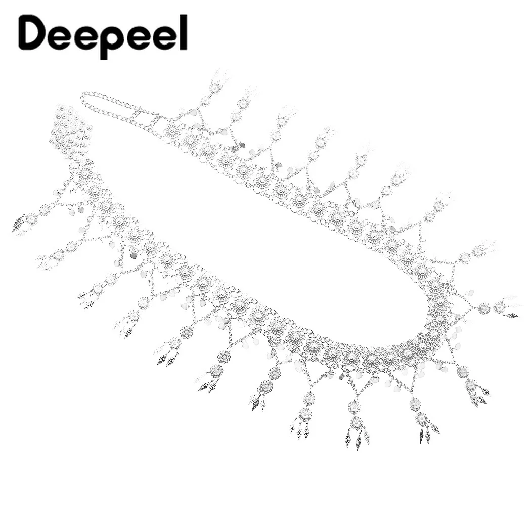Deepeel 1 шт. 11 5*110 см для женщин с металлической кисточкой широкий пояс золотые