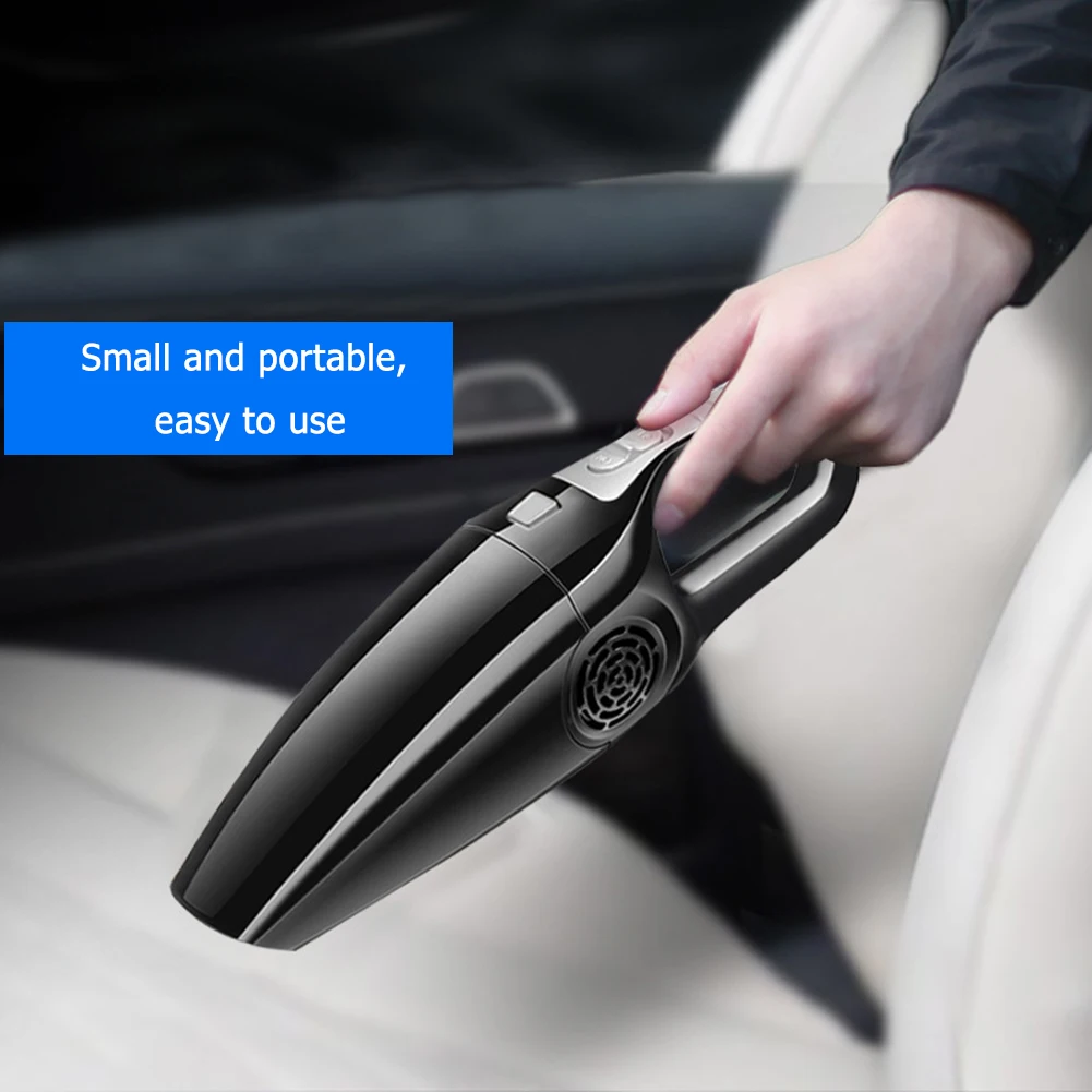 

Mini Handheld Wired Car Vacuum Cleaner 120W 4500Pa High Suction Car Dry Wet Dual-use Vacuum Sucker for Car Home Computer Clean