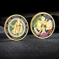 u s armor of god military commemorative coin respect honor medal home decoration collection