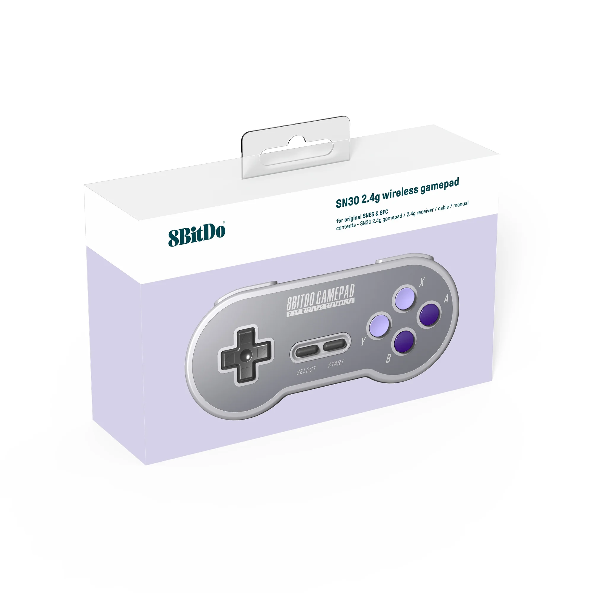

8BitDo SN30 2.4G Wireless Gamepad for Original SNES/S FC (SN Edition) - Super NES