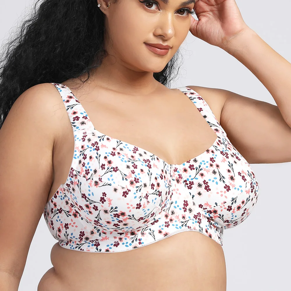 Bras For Womens Brassiere Lagre Cup Sexy Lingerie Female Tops Underwire Underwear BH Plus Size C D DD E F FF G H I