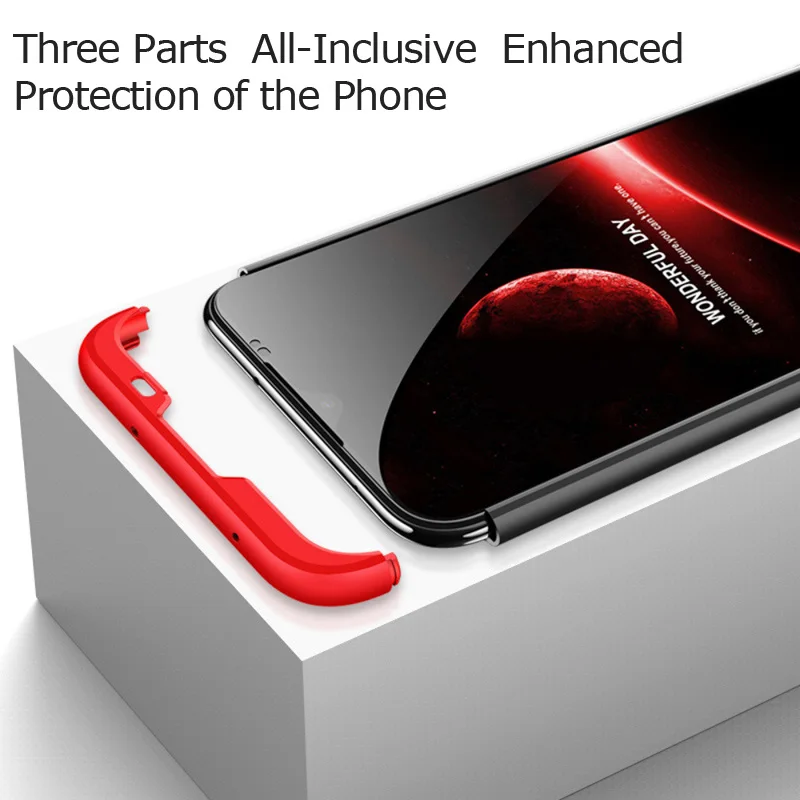 360 градусов чехол для Xiaomi Redmi Note 8T Полная защита матовый телефона Чехлы