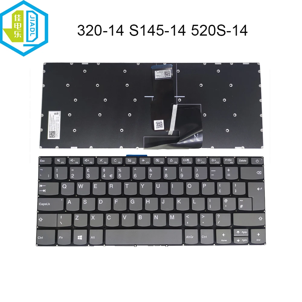 

Computer UK GB replacements keyboard for lenovo Ideapad 320-14 14AST 320-14ISK 320-14IKB 120S-14IAP 520S-14IKB S145-14 V14-IIL