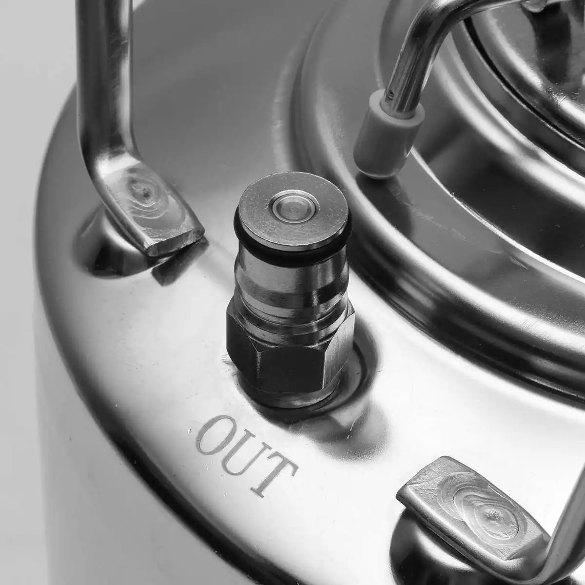 

10L/20L Stainless Steel Beer Keg Pressurized Growler for Craft Beer Dispenser System Home Wine Beer Brewing