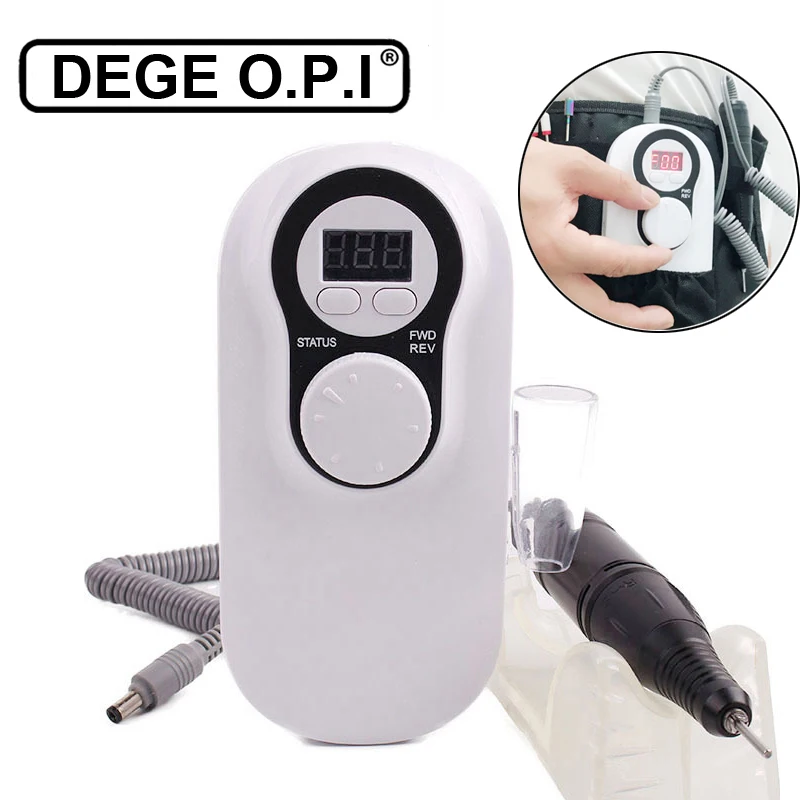 30000RPM Recharge Electric Nail Drill Machine Manicure Tools High Capacity