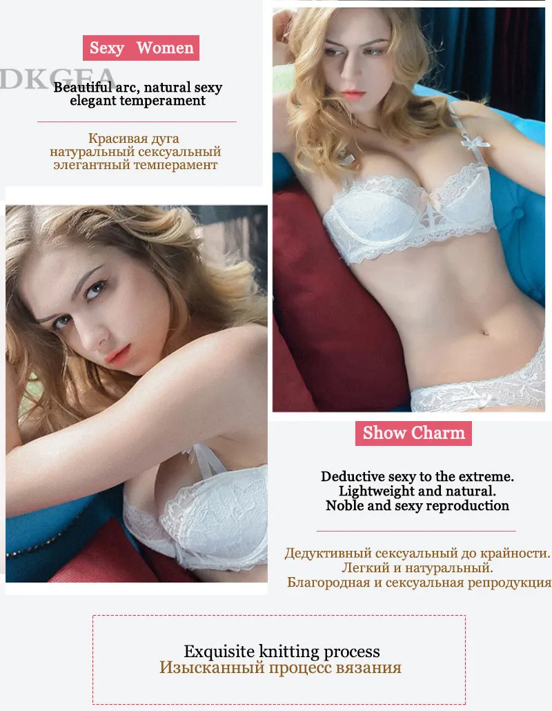 Белый сексуальный комплект бюстгальтер и трусики плюс размер 38 40 42 тонкий хлопковый комплект нижнего белья женские бюстгальтеры кружевной черный бюстгальтер вышитое белье набор