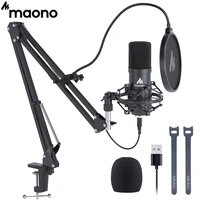 maono au a04 usb microphone kit 192khz24bit professional podcast condenser mic for pc karaoke youtube studio recording mikrofon