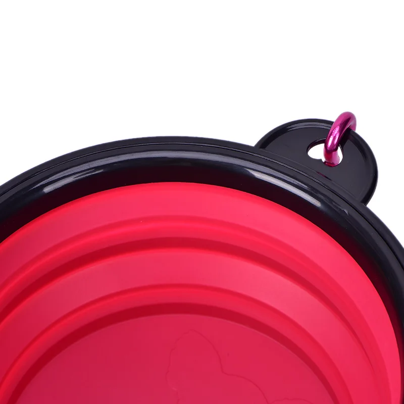 1 шт. портативная миска для путешествий собак контейнер воды складной