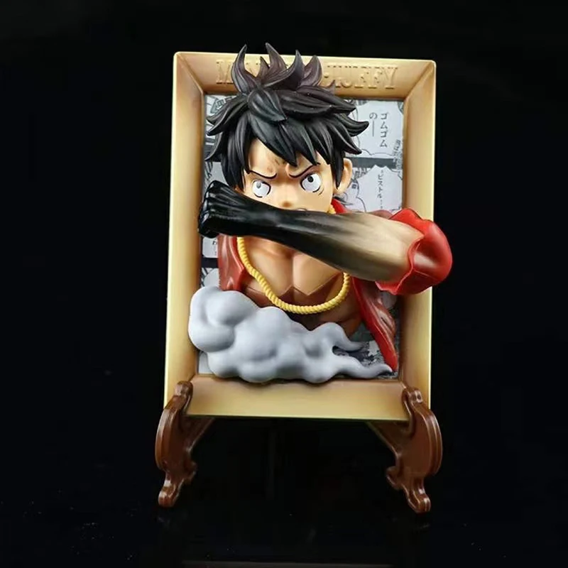 12 см цельная обезьянка D. Экшн фигурка Luffy Portgas D Ace Sabo аниме фоторамка ПВХ