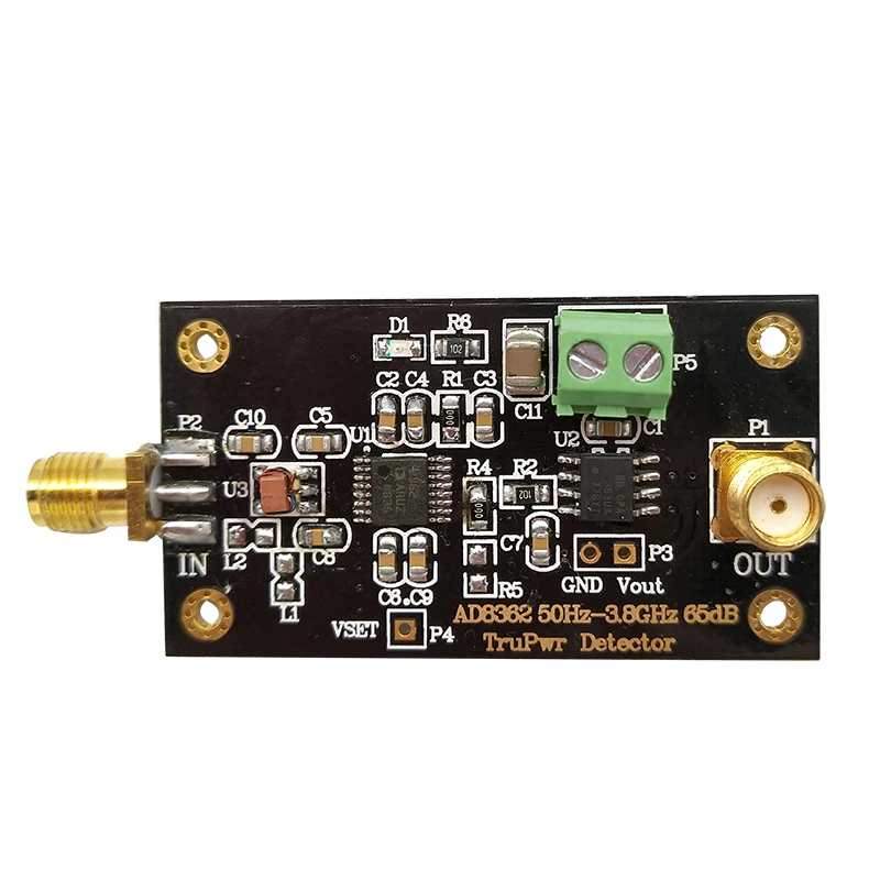 Ad8362 модуль для 3 8 Ghz Rf радиочастотная детектор Мощность обнаружения