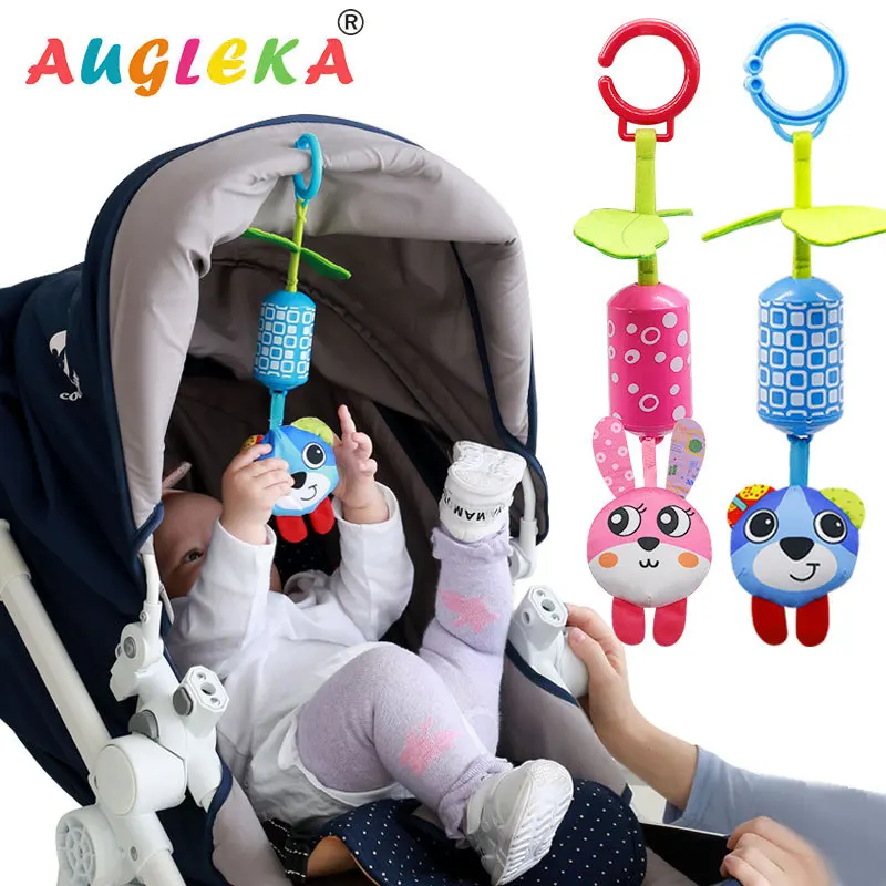 

Cartoon Animal Baby Rattle Cute Plush Rabbit Rattle Toy Stroller Rattle Toy Puppy Doll Teether Soft Toys Baby Educational Toys