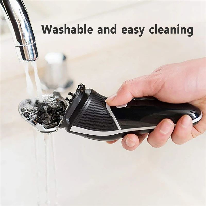 

Electric Shaver 3D Cutter Head Floating Veneer with Trimming Mane Function Hair Trimmer US Plug