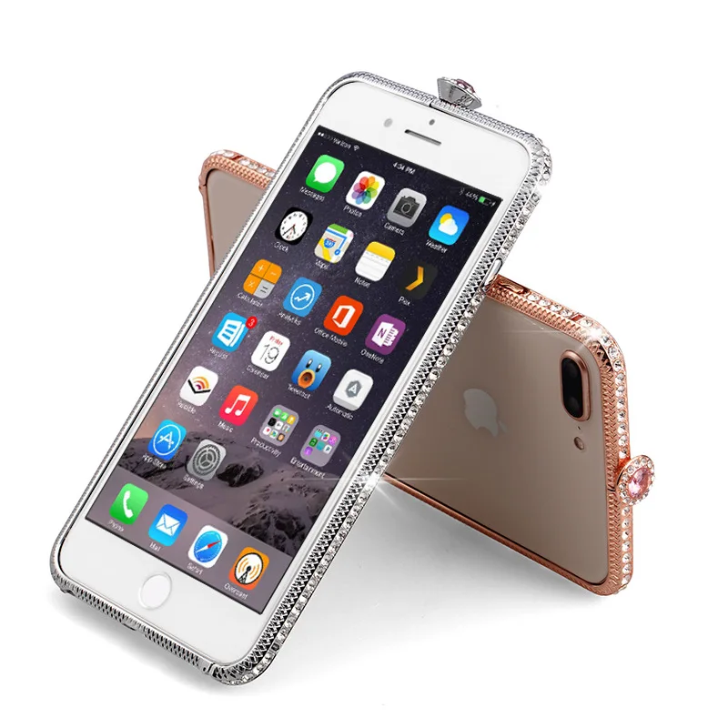 

Shockproof Phone Case For iphone X XS 8 Plus 6SPlus Max XR XS Max 6 6S 7 Soft TPU Protective Phone Case Cover Rhinestone Shell