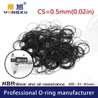 Нитриловый каучук 5 шт.лот, черный NBR CS0.5mm толщина OD2124,526314056618081*0,5 мм, прокладка Водонепроницаемая Резиновая для часов