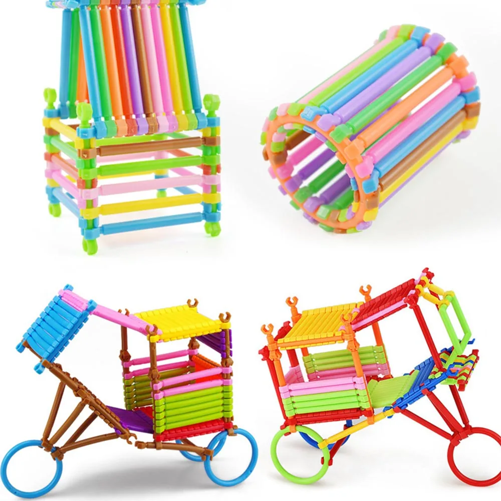 Children Plastic Spelling Assembling Puzzle Toy Blocks Smart Building Blocks Sticks Stitching Toys DIY Insert Toys Xmas Gift
Children Plastic Spelling Assembling Puzzle Toy Blocks Smart Building Blocks Sticks Stitching Toys DIY Insert Toys Xmas Gift