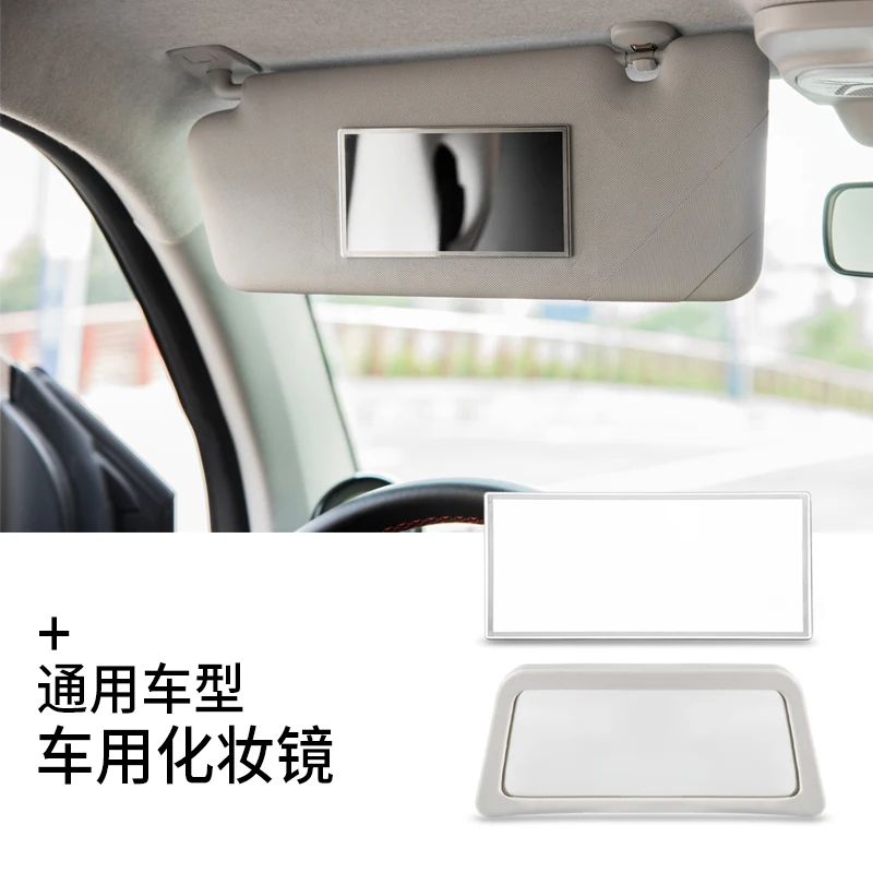 

High-quality stainless steel high-definition makeup mirror For Mercedes Smart fortwo forfour 2009-2020,Car-Styling