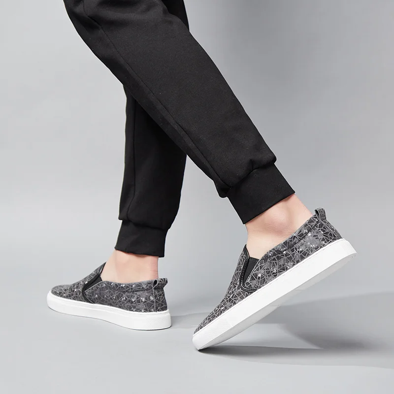 Мужские кожаные повседневные туфли брендовые итальянские рандовые осенние