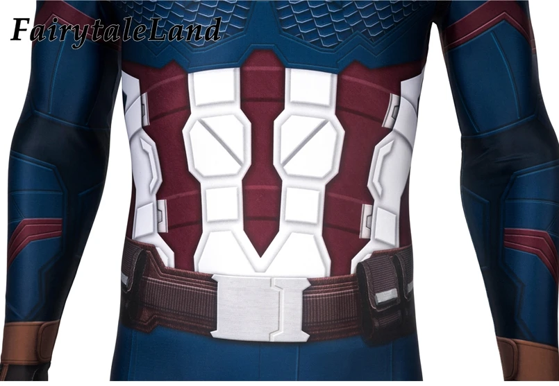 Костюм супергероя для Хэллоуина косплей комбинезон капитана костюм Стива с 3D