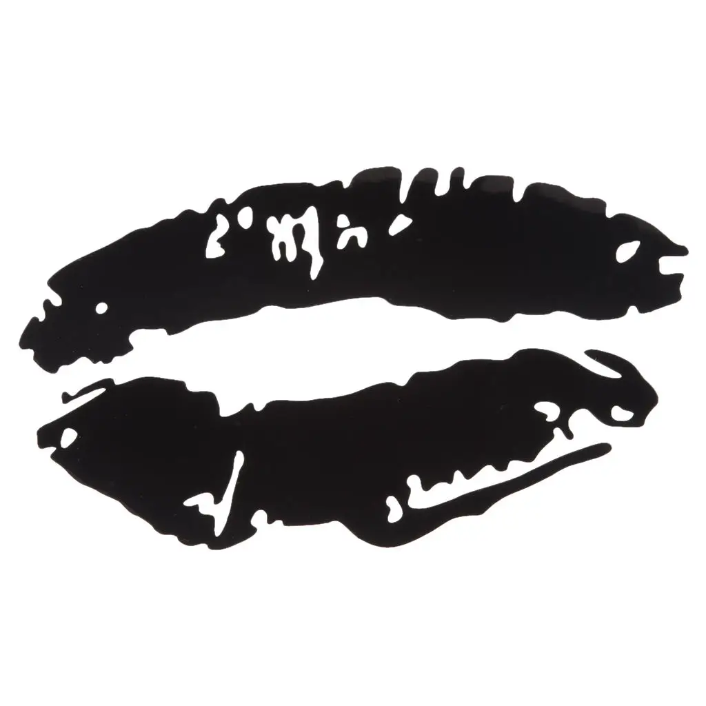

Наклейка Black Lips стикер, изображающий поцелуй универсальная для мотоцикла, RV, автомобиля, скутера, квадроцикла