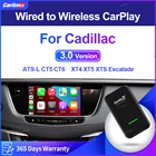 Carlinkit 3,0 CarPlay беспроводной адаптер для Cadillac ATS-L CT5 CT6 XT4 XT5 XTS XT6 Escalade 2015-2021 Smart Box мультимедиа IOS 14
