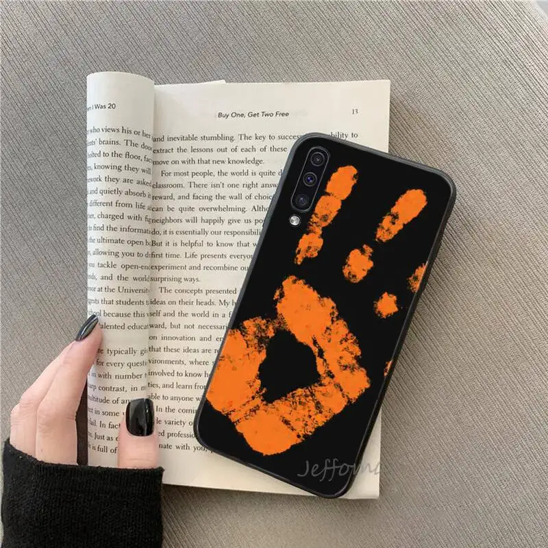 

Thermal Heat Induction Palm pattern Phone Case For Samsung galaxy S 7 8 9 10 20 edge A 6 10 20 30 50 51 70 note 10 plus Funda