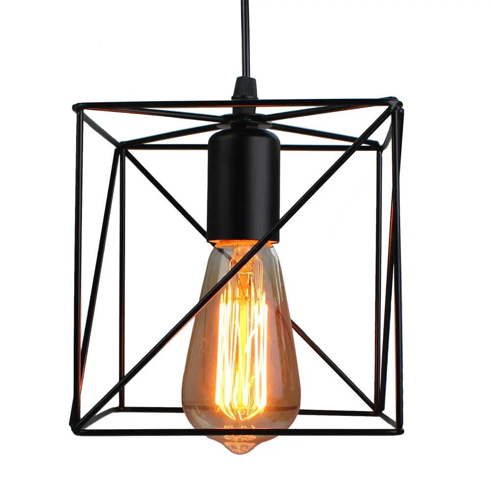 

Vintage Retro Loft Industrial Iron Pendant lights E27 LED Lamp for Home Living Room Bedroom Kitchen Decor Luminaire Suspendu