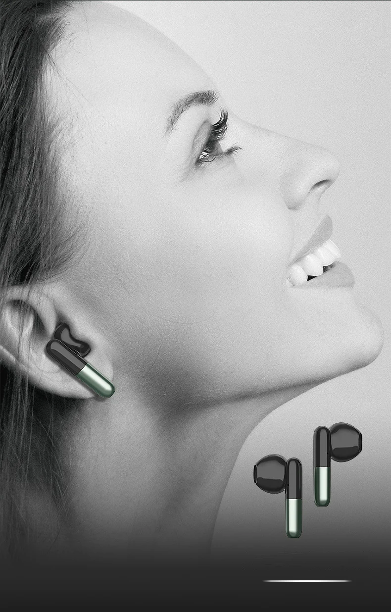 

J28 TWS Bluetooth Earphones Wireless Headphones Mini Capsule Sports Earbuds Stereo Music Headset Works on Android iOS Smartphone