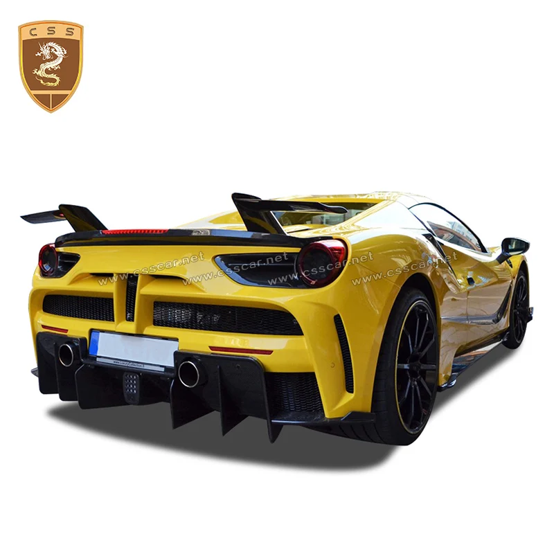 New Fashion M Style carbon fiber FRP body kit for Ferrari-488 GTB high quality aerokit CSSYL auto accessories | Автомобили и