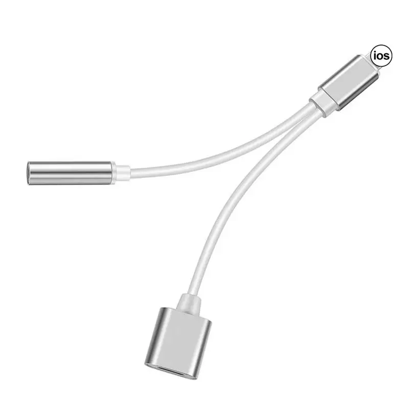

Apple Lighting to 3.5mm Jack Audo Compatible for iPhone 7/8/X Headphone Adapter Charger