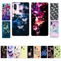 yinuoda butterfly pattern phone case for xiaomi mi 8 9 10 lite pro 9se 5 6 x max 2 3 mix2s f1