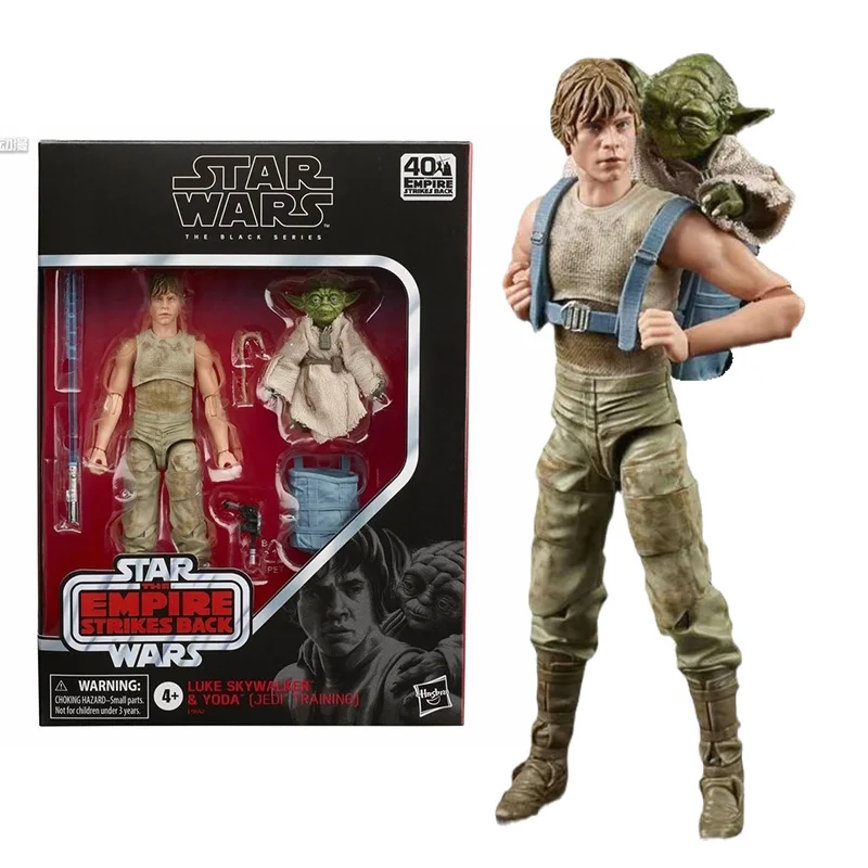 

Фигурка Hasbro из оригинальных Звездных войн, экшн-фигурки из черной серии люка грогу, коллекционная подвижная модель, Аниме фигурки, игрушки д...