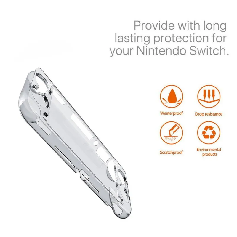 Высокое качество для Switch Lite защитная оболочка Прозрачный Кристальный корпус ПК