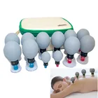12 шт. вакуумной магнитной терапии массажёр массаж баночный набор бытовой присоска медицинские инструменты Полный мышц тела, облегчает боль