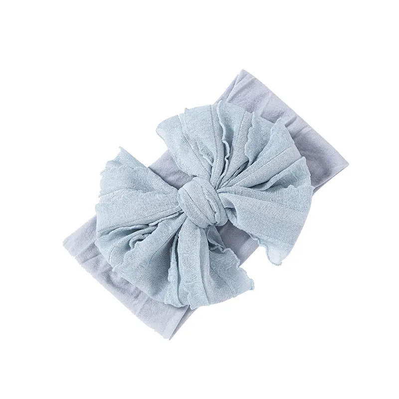 Повязка для волос с бантом маленьких детей эластичная лента тюрбан милые повязки