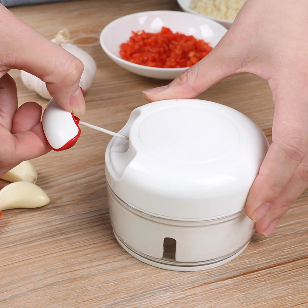 Мини Портативный чесночная пресс дробилка Ручной резак кухонный инструмент