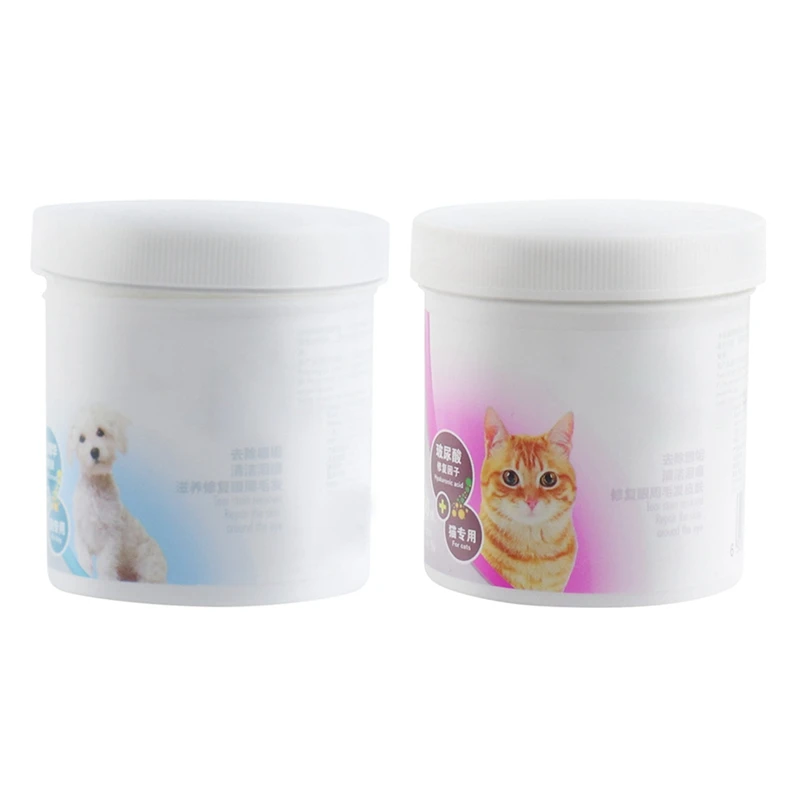 100 шт. влажные салфетки для удаления пятен у домашних животных|Уход за кошками| |