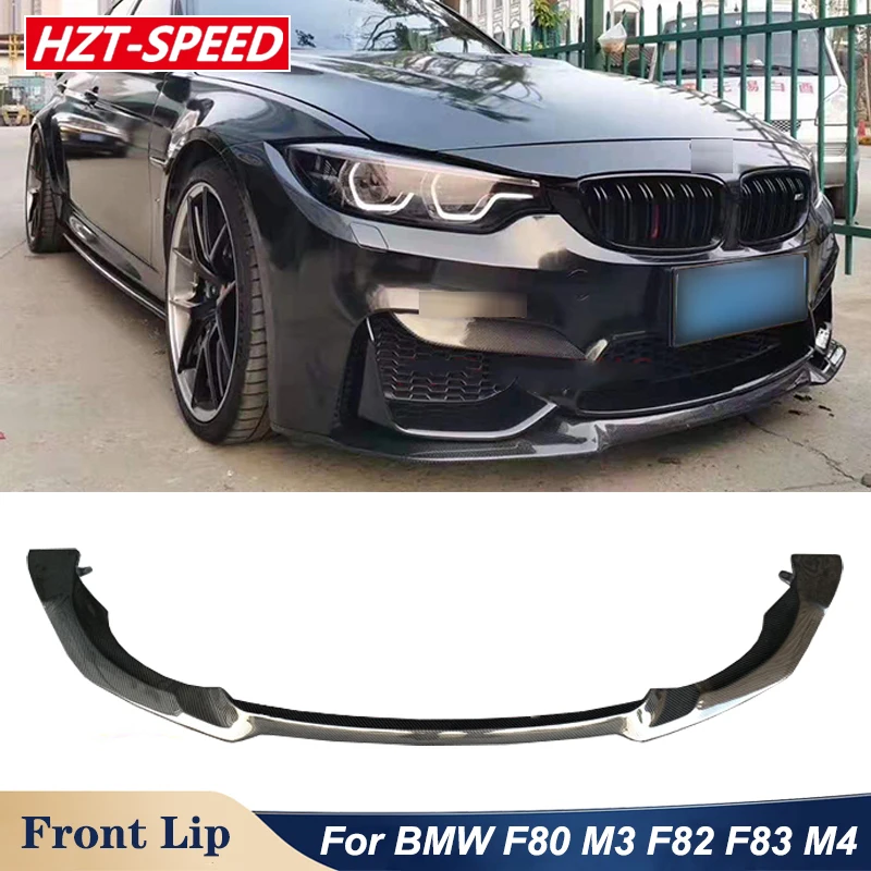 Передний бампер из углеродного волокна в стиле CS для BMW M3 F80 M4 F82 или F83 модификация