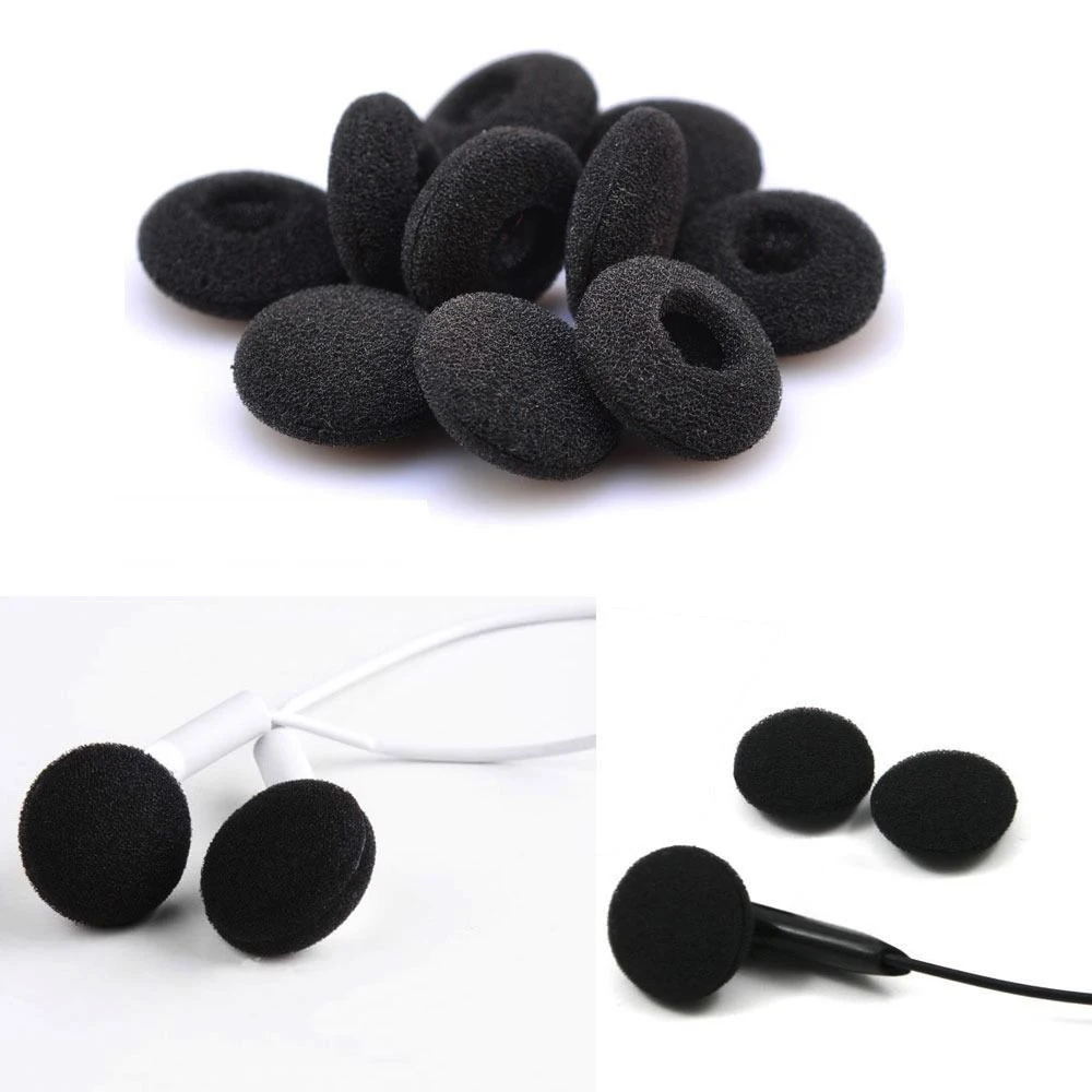 

10 pairs 20Pcs 15mm Soft Foam Earbud Headphone Ear pads Replacement Sponge Covers Tips