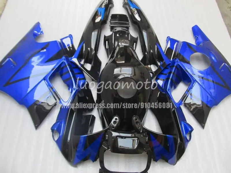 

Комплект обтекателей для мотоциклов HONDA CBR 600 F2 91-94 CBR600F2 CBR600F2 1991 1992 1993 1994 кузов # синий черный # E8U21