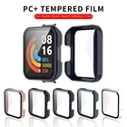 Чехол из поликарбоната и закаленное стекло для Xiaomi Redmi Watch 2 Lite, чехол на весь корпус, защитная рамка для экрана Redmi Watch2 2 lite, чехол